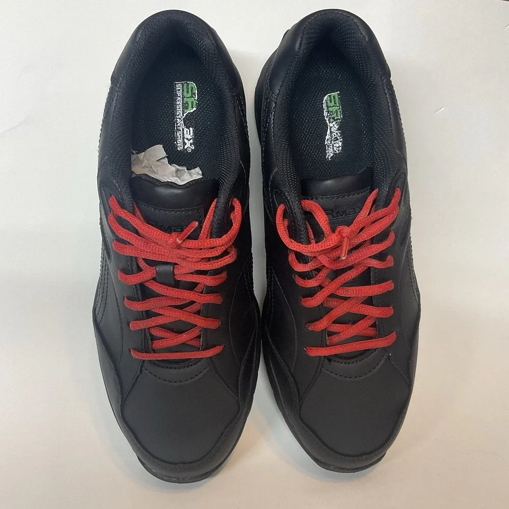 SR Max SMR6100 Men's Size 8,5‎ Soft Toe Slip Resistant Low Athletic Work Shoe